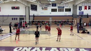 Conference tournament Central JV2 vs Sparta set 3 [upl. by Akemat657]