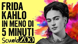 Noccioline  La VITA di FRIDA KAHLO in meno di 5 MINUTI [upl. by Dlarej]