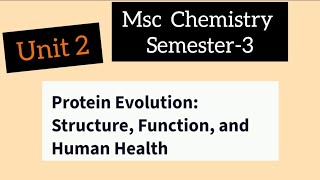 Msc Chemistry Sem3 PROTIEN evolution of protein quality methods notes viralvideo video yt [upl. by Elleniad]