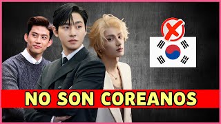 ACTORES COREANOS que NO SON DE COREA o tienen DOBLE NACIONALIDAD [upl. by Marie-Ann]