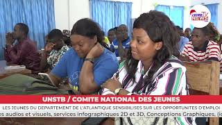 LUNSTB sensibilise les jeunes de lAtlantique sur les opportunités demplois [upl. by Sprung]