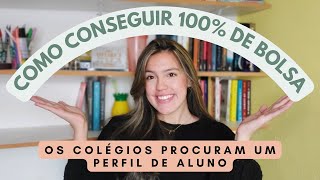 Como conseguir 100 de bolsa no ensino médio Dicas e material para estudo [upl. by Rilda207]