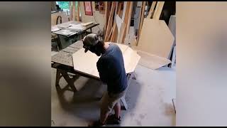 Octagon Restaurant Table Build Part 1 [upl. by Angil]