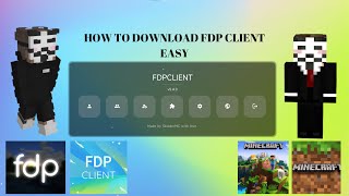 How To Download FDP CLIENT VERY EASY TlauncherMinecraft Crack Cheating Tutorial [upl. by Neroled]