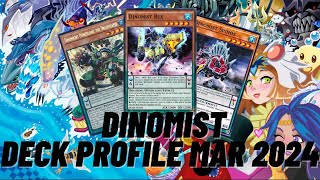 Dinomist Yu Gi Oh Deck Profile for March 2024 [upl. by Lore]