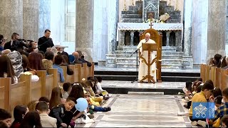 Visit of Pope Francis to Church of the Immaculate Conception Qaraqosh Iraq 7 March 2021 HD [upl. by Accebber386]