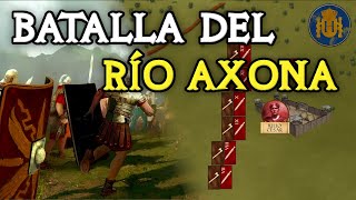 La INVASIÓN de ARIOVISTO y BATALLA del río Axona GUERRA de las GALIAS Vida de Cayo Julio César 5 [upl. by Cavill110]