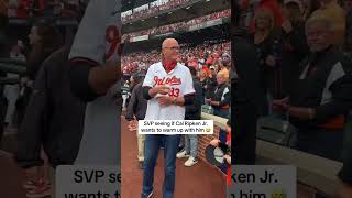 SVP was trying to get Orioles legend Cal Ripken Jr involved 😂 [upl. by Edlun]