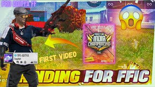 TOURNAMENT HIGHLIGHTS OF PRO ADITYA FF  GRINDING FOR FFIC  TEAM PRO  PRO ADITYA FF FREE FIRE [upl. by Ailee]