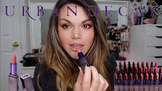 Urban Decay Vice Lipsticks  SWATCHES AND REVIEW [upl. by Bunker]