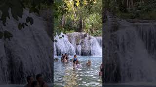 Cambugahay Water Falls viralvideo siquijor siquijorisland cambugahaywaterfalls travel [upl. by Ecnarret]