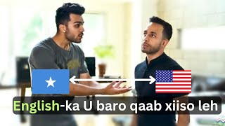 ENGLISH TO SOMALI  iska dhig qof english yaqaano [upl. by Neeham17]