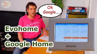 Honeywell Evohome with Google Home and Google Assistant commands [upl. by Elyssa]