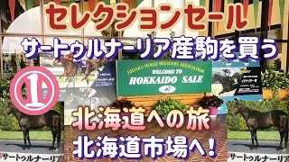 競馬・馬主セレクションセール参加へ北海道への旅 北海道市場 [upl. by Ardel]