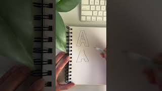 Learn to Draw Block Letter A [upl. by Shelba]