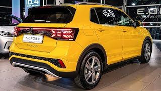 NEW Volkswagen TCross Facelift 2024  Interior and Exterior Walkaround [upl. by Adehsor]