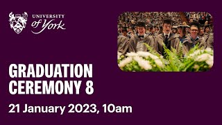 Ceremony 8 Graduation Livestream 21 January 2023 10am [upl. by Malony]