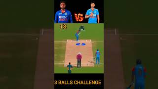 Tilak verma vs sanju Samson 3 balls bowling challenge shorts [upl. by Eyma]