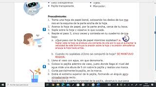 CIENCIA 6° UNIDAD 1 SEMANA 4 Caudal y principio de Bernoulli [upl. by Nwad]