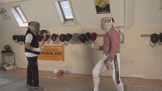 How To Do Sabre Fencing [upl. by Eentruoc41]