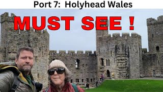 Caernarfon Castle Holyhead Wales  British Isles cruise on the Regal Princess Port 7 [upl. by Draude]