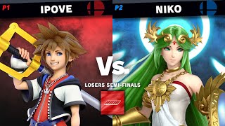 RAW 24  Ipove Sora Vs Niko Palutena  Losers SemiFinals  SSBU [upl. by Haidej]