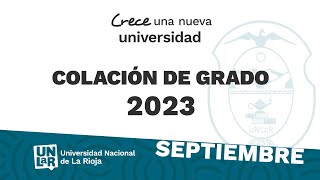 VIVO COLACIÓN DE GRADO SEPTIEMBRE 2023 [upl. by Nikral251]