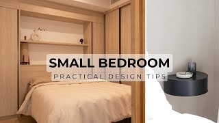 10 Small Bedroom Design Tips To Maximise Space amp Style [upl. by Bois]