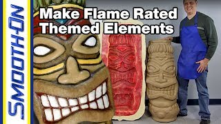 Making Flame Rated Themed Elements with Habitat Cast N Coat™ Epoxy [upl. by Ybocaj]