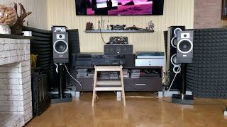 Magnat Tempus 33 bookshelf speakers  Yamaha HTR3063 reciever [upl. by Rocker809]