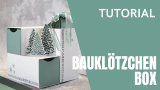 BauklötzchenBox  Tutorial mit Produkten von Stampin´Up [upl. by Aivan]