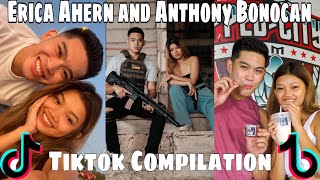 ERICA AHERN AND ANTHONY BONOCAN New Boyfriend TIKTOK COMPILATION ❤️ [upl. by Acissj602]