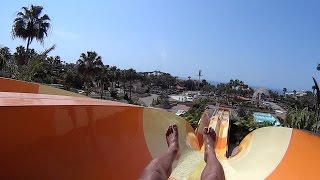 Fly Water Slide at Aqualand Costa Adeje [upl. by Fennessy]