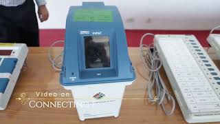 How to Connect EVM Machine  Election Training [upl. by Bez]