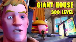 300 LEVEL GIANT HOUSE DEATHRUN MAP CREATIVE 20 FORTNITE  ALL LEVELS ALL WORLDS [upl. by Kcirnek]