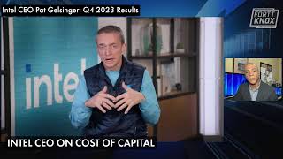 Pat Gelsinger Intel CEO Q4 2023 Results [upl. by Dlorej]