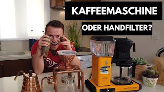 Kaffeemaschine oder Handfilter  Was ist die bessere Wahl [upl. by Meridith]