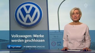 tagesschau in Einfacher Sprache 1900 Uhr 28102024 [upl. by Grange696]