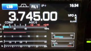 ICOM IC7300 AGC Impulse Noise [upl. by Northrup692]