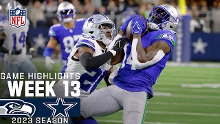 Seattle Seahawks vs Dallas Cowboys  2023 Week 13 Game Highlights [upl. by Eldridge]