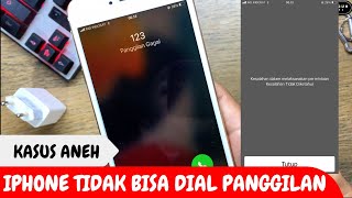 IPHONE TIDAK BISA DIAL PANGGILAN  IPHONE SINYAL NORMAL TETAPI PANGGILAN GAGAL  CALL FAILED [upl. by Annaek]