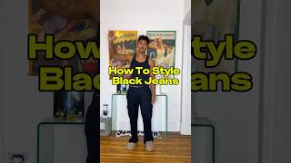 How to style black jeans grwm outfitinspriation fashionideas outfitstyle mensfashion ootd [upl. by Neibaf]