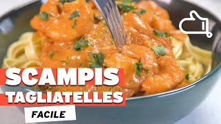 Scampis Tagliatelles  La Recette Incontournable à Tester Absolument [upl. by Jeralee]