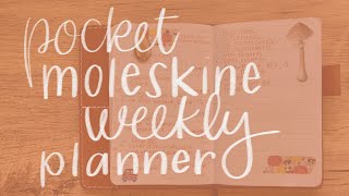 Pocket Moleskine Weekly Planner [upl. by Pearline]