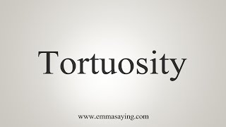 How To Say Tortuosity [upl. by Arytas]