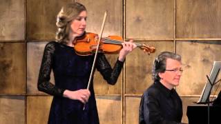 Bach Violin Sonata BWV 1017 in C minor  1st mvt  Duo Concertante [upl. by Gnivre]