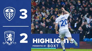 Highlights  Leeds United 32 Middlesbrough  Five goals and red card [upl. by Ellevehc781]