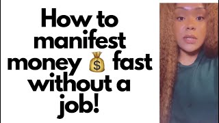 How to manifest money fast without getting a job using the skills you already have [upl. by Annoik]