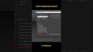 How to Control Zoom Capacity in 3ds Max shorts 3dsmax [upl. by Germaine875]