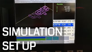 CNC Router Simulation Function Setup of Syntec Controller [upl. by Leighton]